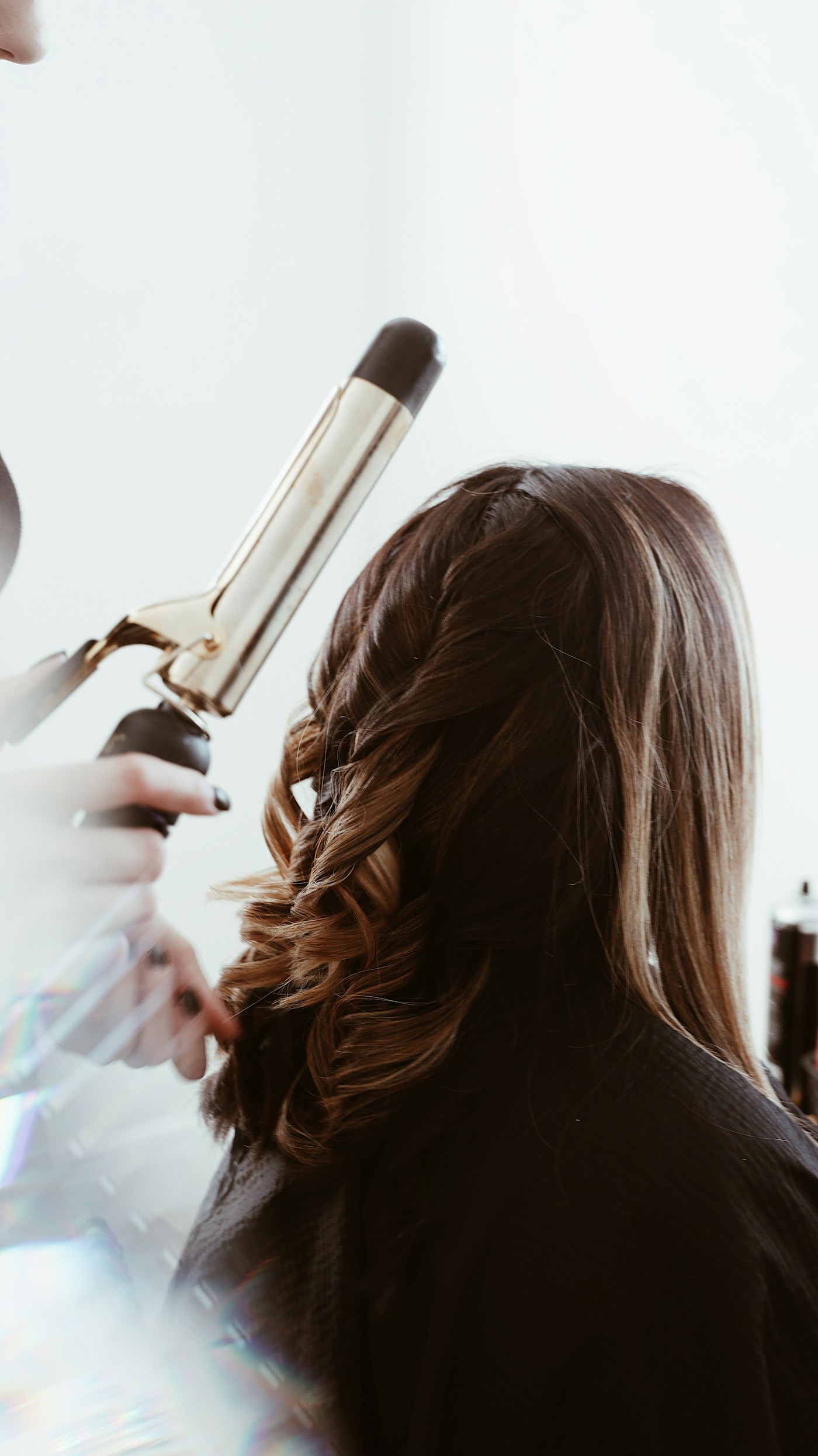 Bridal hair curls styling at Sweety Salon Kolkata