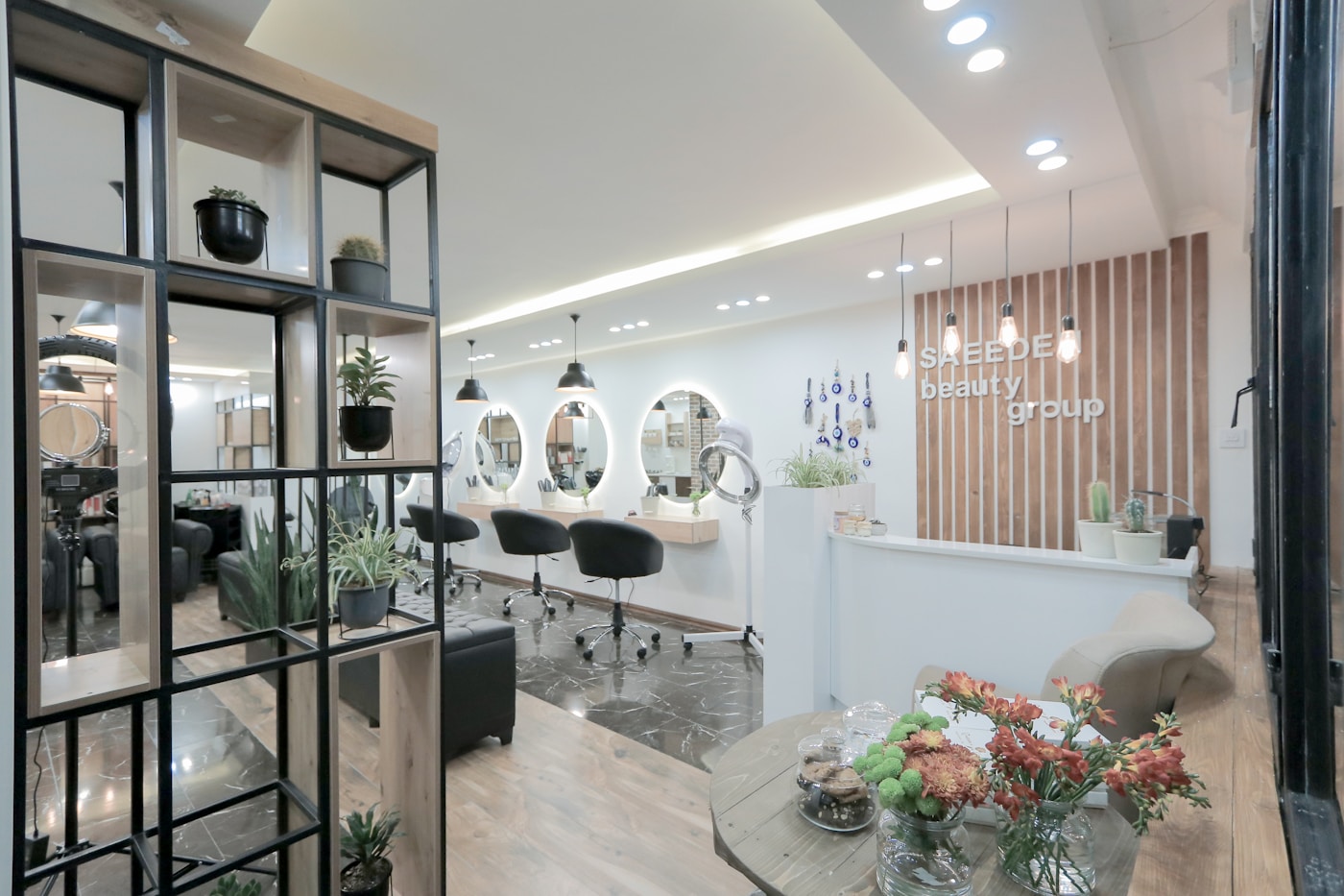 Beauty lounge and reception at Sweety Salon Kolkata