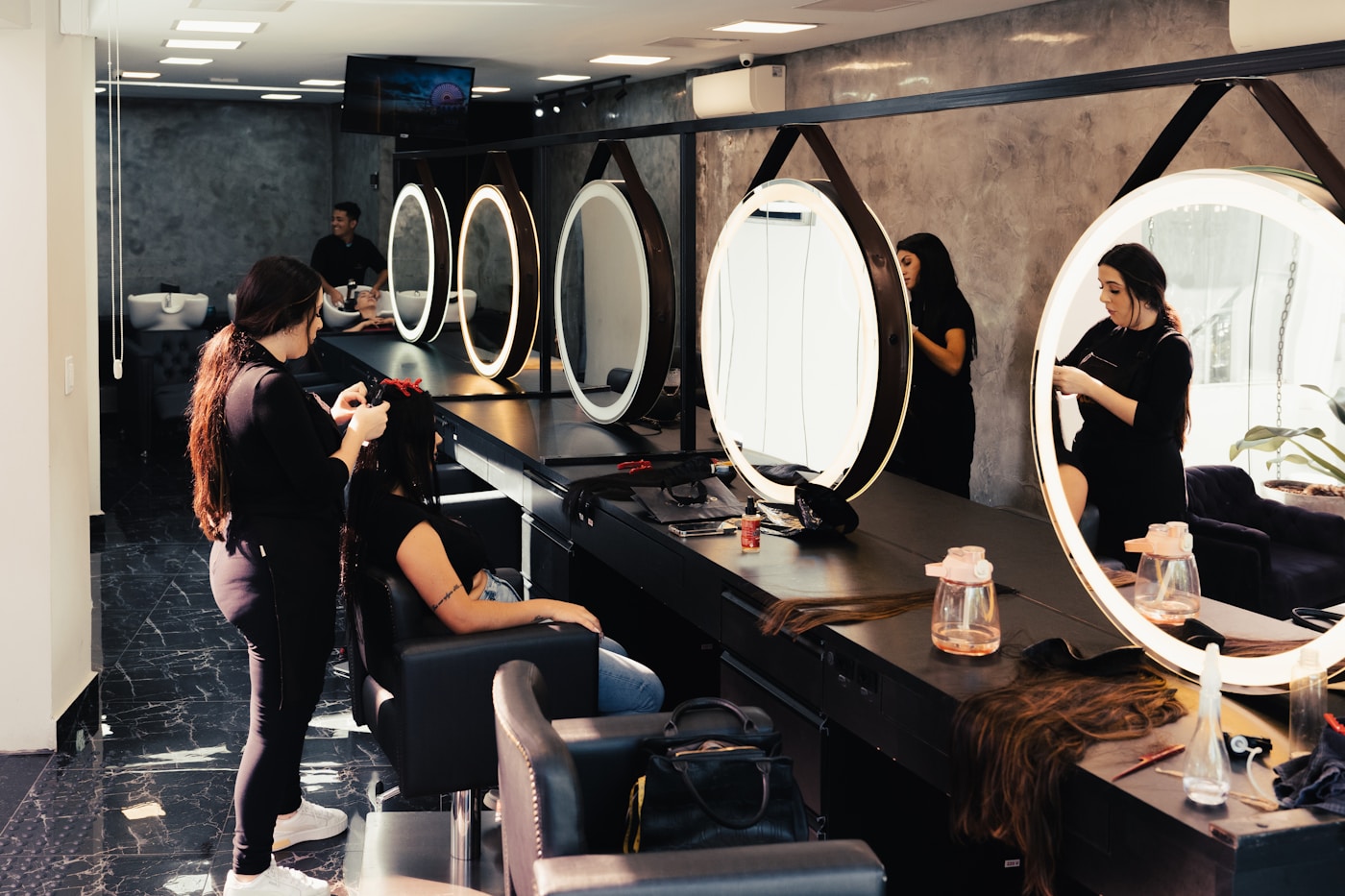Blow-dry and styling at Sweety Salon Kolkata