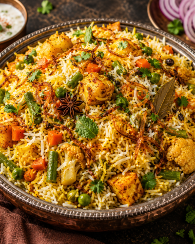 Hyderabadi Vegetable Biryani