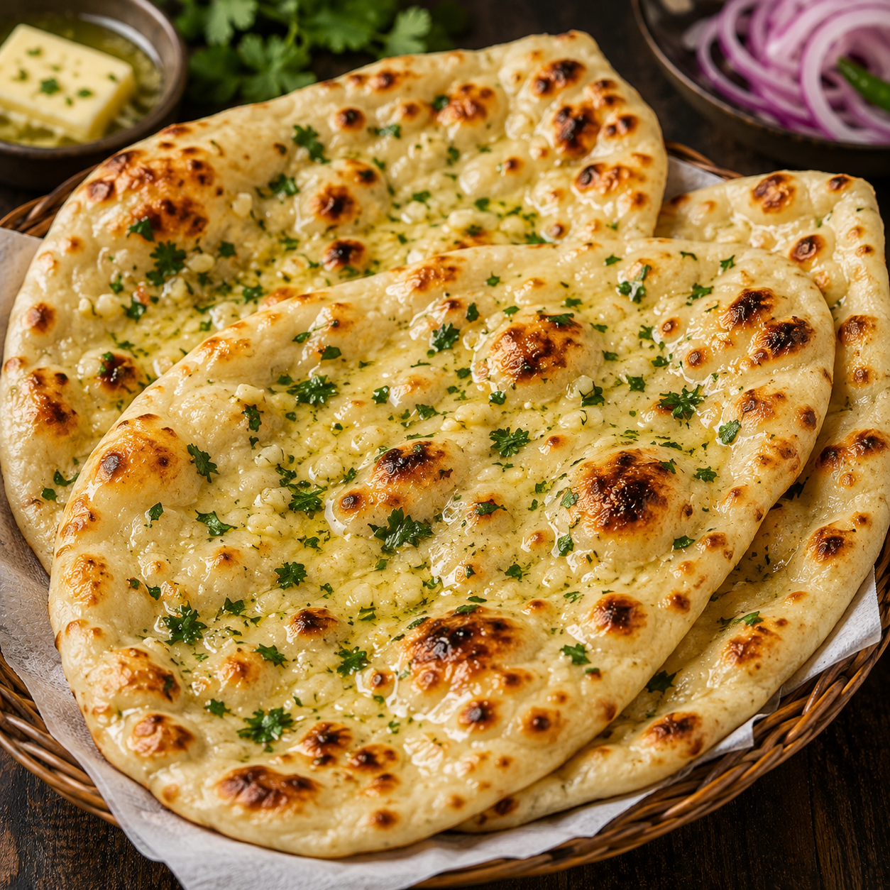 Butter Garlic Naan